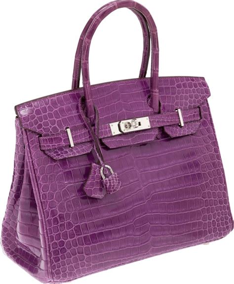 Hermès Diamond Birkin Handbag Sold For 122 500 At