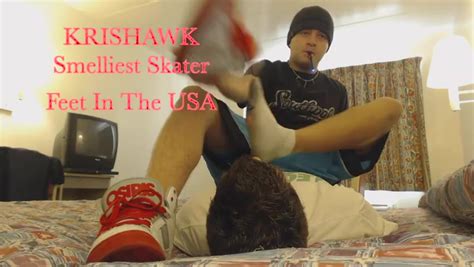dominant skater teen forces twink to sniff socks sneakers