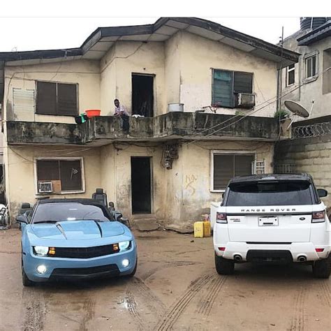 Multi Million Naira Luxury Cars Spotted At A Old