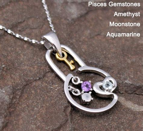 Pisces Pisces Pendant Pendant Good Luck Charm Necklace