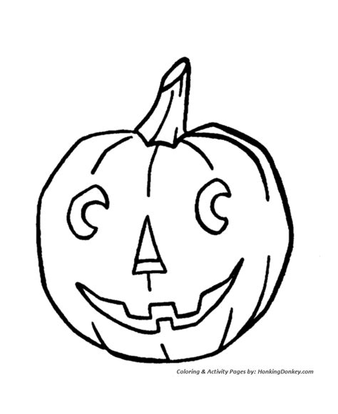 halloween pumpkin coloring pages funny easy halloween pumpkin