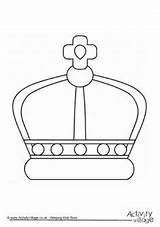 Crown Reine Anglais 90th Couronne Angleterre Games sketch template
