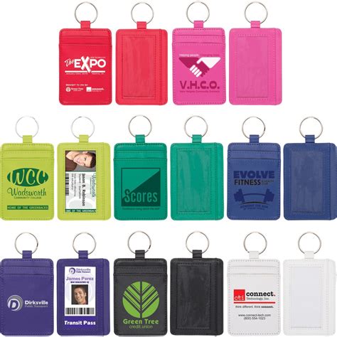click   order deluxe id holder wallets printed   logo