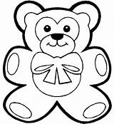 Coloring Bear Gummy Pages Outline Template Clipart sketch template