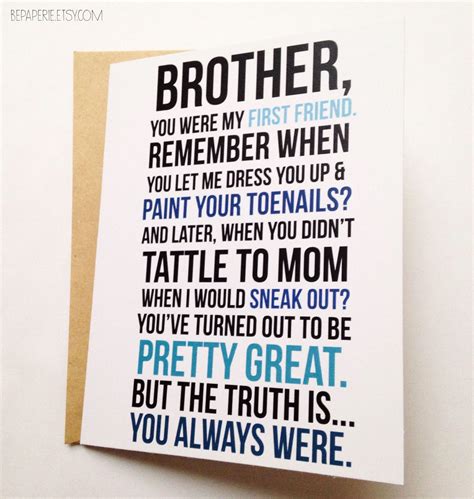 Get Funny Brother Birthday Cards Background