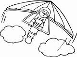 Glider Hang Coloring Pages Kids Clipart Gliders Printable Drawing Print Airplanes Air Para Gliding Transportation Homepage Colorir Book Getdrawings Imprimir sketch template