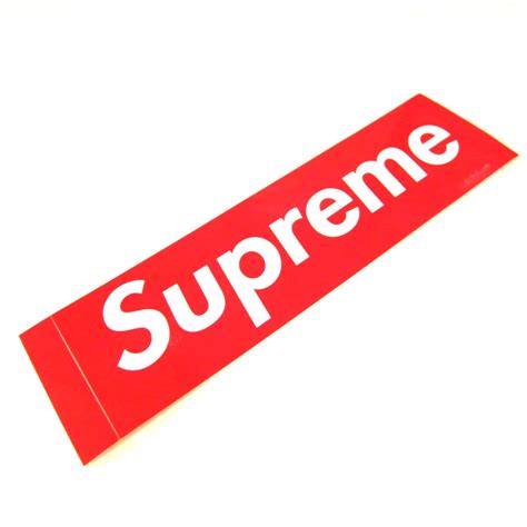 supremeproxy red supreme box logo sticker