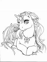 Unicorn Coloring Line Pages Deviantart Drawing Horse Sheets Unicorns Adult Printable Grown Ups Kids Colouring Cute Books Drawings Print Colorear sketch template
