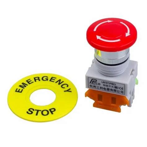 230v Emergency Stop Push Button Rs 98 Number Patel Sales Corporation