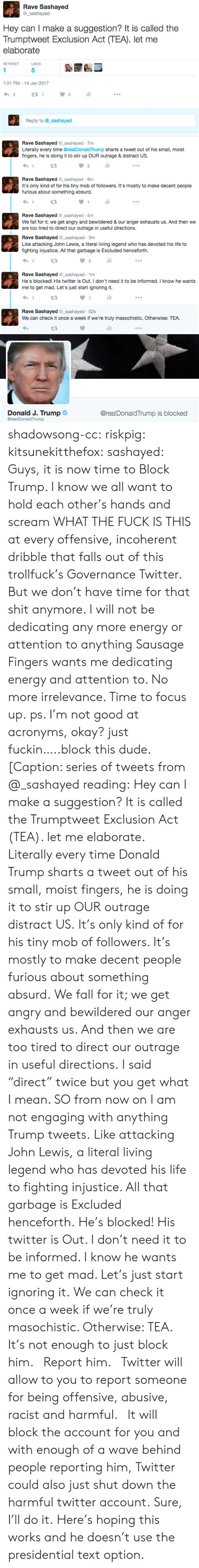 Rave Sashayed Hey Can I Make A Suggestion It Is Called The Trumptweet