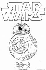 Pages Coloring Wars Star Awakens Bb Force Print sketch template