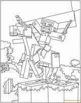 Minecraft Coloring Pages Gianfreda Color sketch template