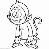 Monkey Coloring Pages Sock Baby Girl Getcolorings Printable sketch template