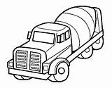 Coloring Truck Mixer Concrete Pages Cement Coloringcrew Clipart Wheeler Trucks Colouring Fall Book sketch template
