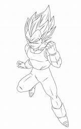 Vegeta Ssj2 Lineart Dbz Saiyan Gohan sketch template