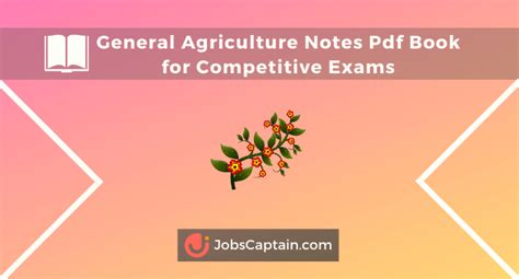 general agriculture notes   competitive exams