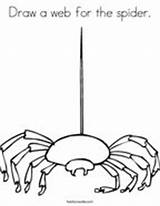 Coloring Spider Web Draw Cricket Book sketch template