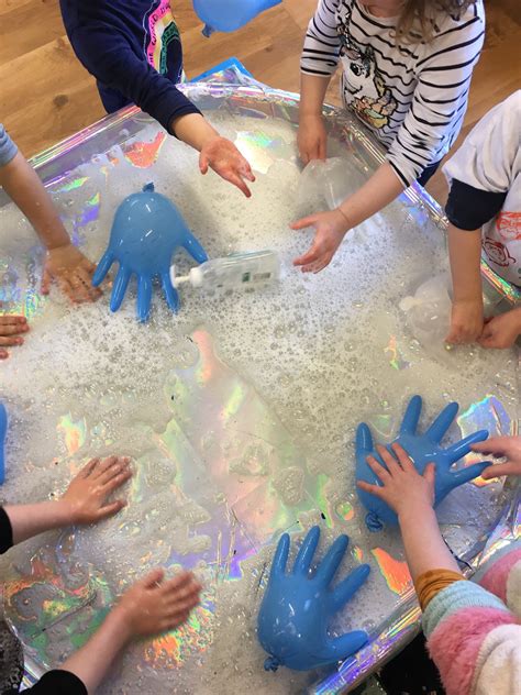 handwashing activity  children  balloons  soap teachersmagcom