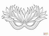 Mask Mardi Venetian Gras Coloring Masks Printable Template Visit Pages Ii Sheets sketch template
