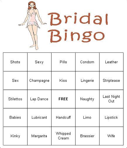 bridal bingo bachelorette party games bachelorette party planning bridal bingo