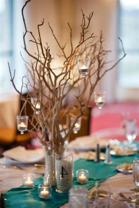 decoration table mariage  idees pour le mariage en hiver