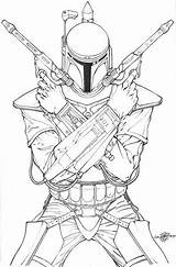 Wars Star Coloring Pages Fett Jango Colouring Mandalorian Printable Printablecolouringpages Book Adult sketch template