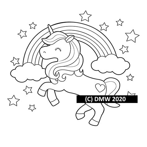 printable child coloring page coloring  unicorn instant etsy