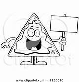 Clipart Mascot Nacho Holding Sign Cartoon Cory Thoman Nachos Vector Outlined Coloring Royalty 2021 sketch template