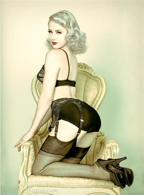 my favorite fetish model miss mosh pin ups pinterest vintage stockings and lingerie
