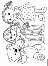 Coloring Pages Andy Pandy Loo Looby Colouring Info Book sketch template