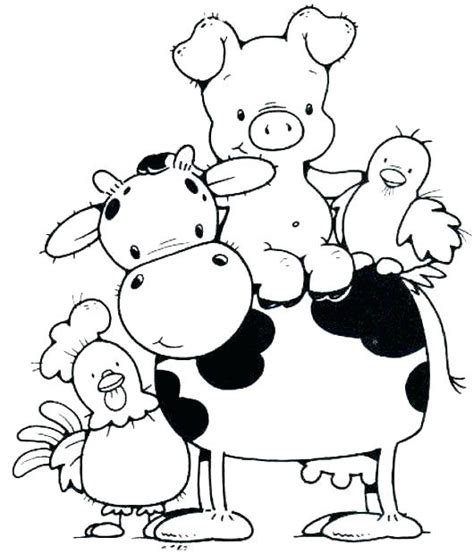printable farm animals coloring pages  getcoloringscom