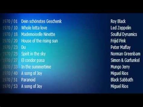 deutsche nummer  hits charts von   german    youtube