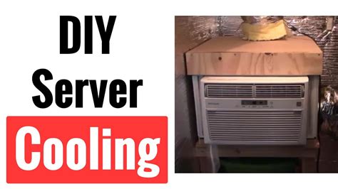 diy server closet air conditioner youtube
