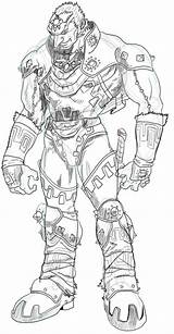 Ganondorf Legend sketch template