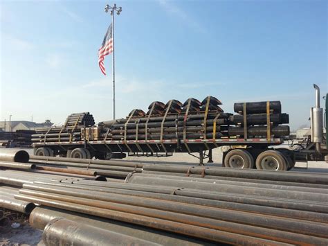 shipping perfectly loaded pipe   truckload american piping products