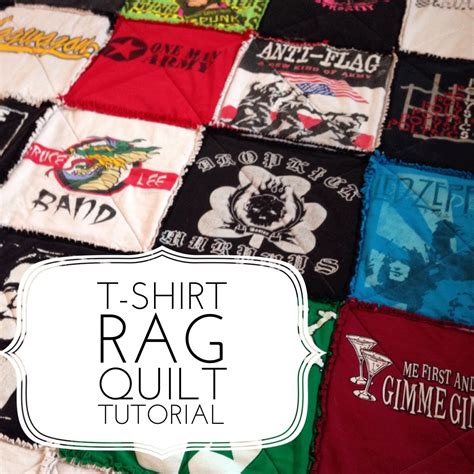 shirt rag quilt tutorial quilting   rain