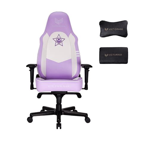 victorage premium pu leather computer gaming chair home chair purple