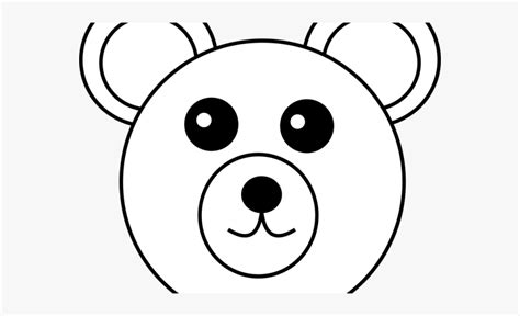 black bear face coloring page  kermode bear coloring