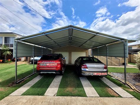 deluxe carport shelter kits xm portable carport gable roof easycarport