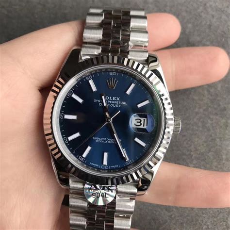 rolex datejust blue dial mm super clone watches