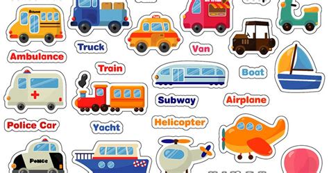 Nama Nama Alat Transportasi Dalam Bahasa Inggris Belajar