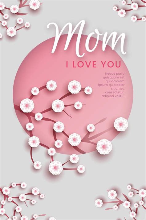 happy mothers day creative poster design  vector art  vecteezy