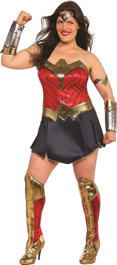 rubie s womens wonder woman adult deluxe plus size costume