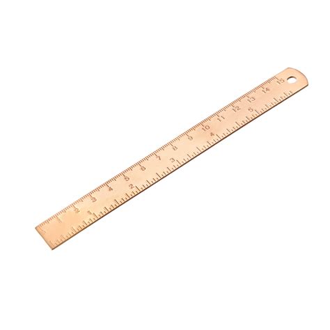 straight ruler mm   metric copper rulers measurement tools