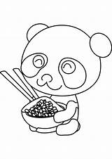 Panda Coloring Pages Printable Cute Powered Results Yahoo sketch template