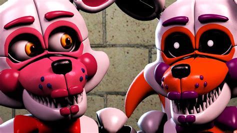 Funtime Foxy And Lolbit Sfm Fnaf By Thesitcixd On Deviantart