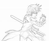 Lhant Asbel Fight Graces Tales Coloring Pages sketch template