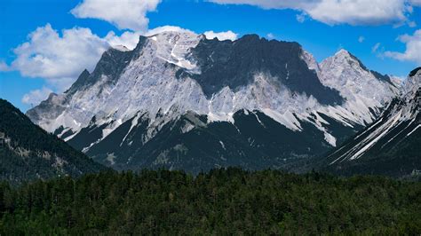 achtergronden bureaublad alpen duitsland zugspitze berg