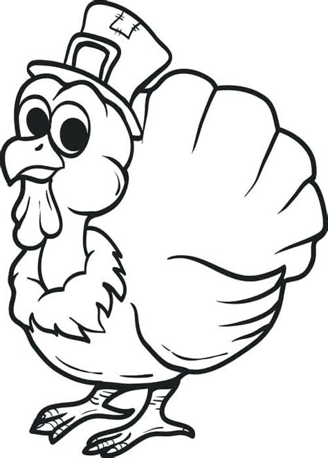 draw  cute turkey google search turkey coloring pages