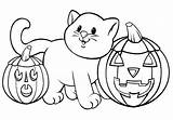 Coloring Halloween Pages Sheets Printables Print Preschool Pumpkin sketch template